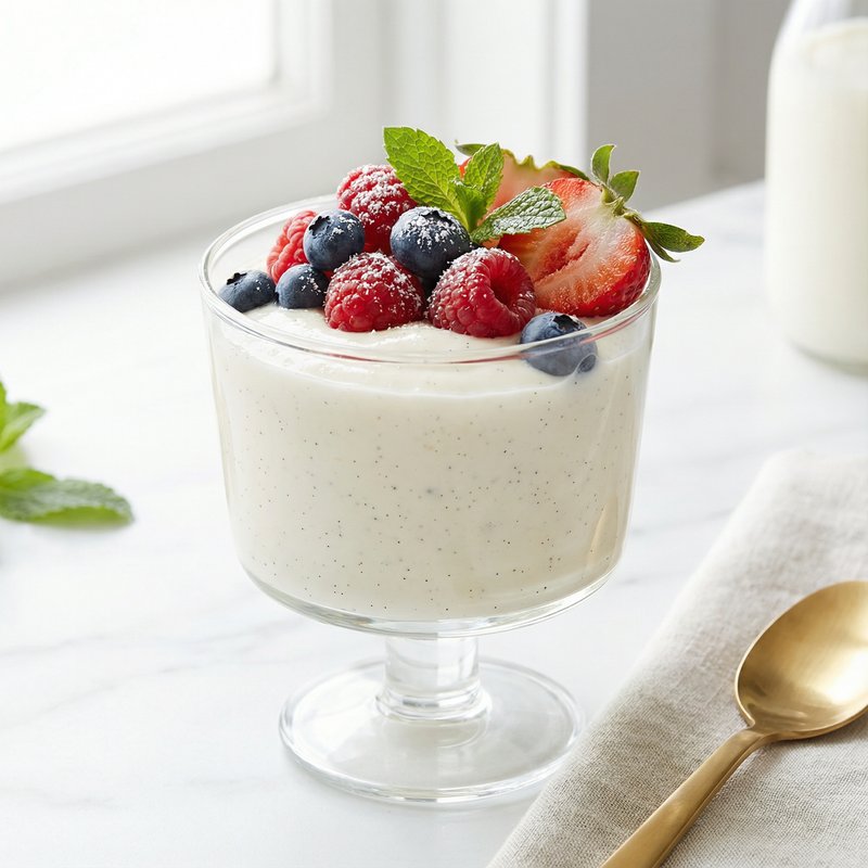 Quick Vanilla Protein Pudding
